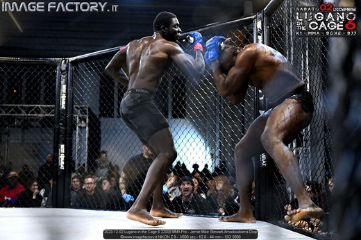 2023-12-02 Lugano in the Cage 6 22008 MMA Pro - Jemie Mike Stewart-Amadoudiama Diop
